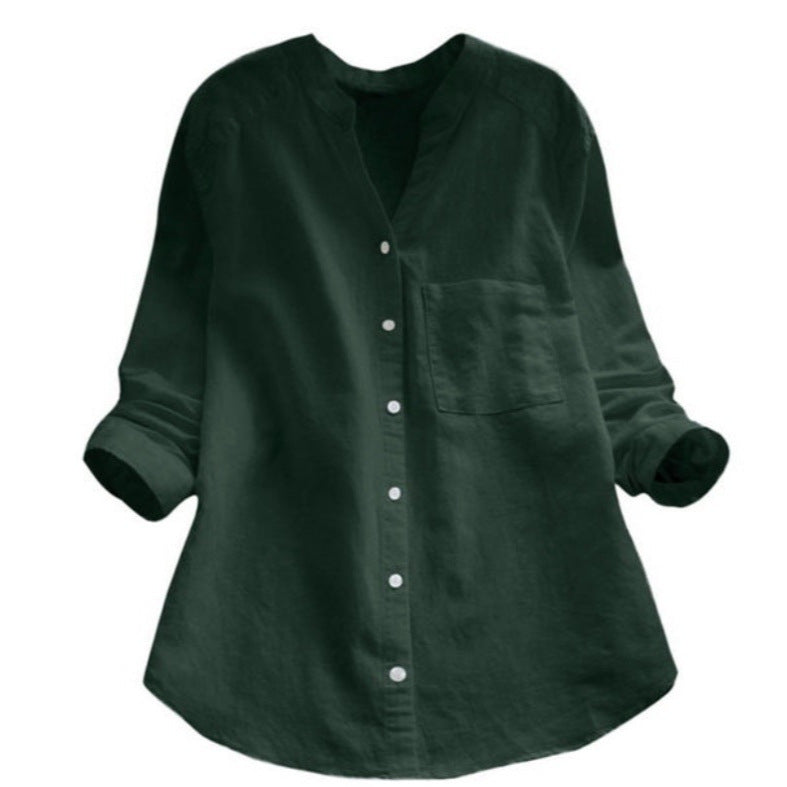 Damen Bluse mit eleganter Knopfleiste und moderner Passform R&B