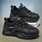 Damen Sportliche Chunky Sneakers mit atmungsaktiver Oberflächenstruktur R&B
