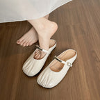 Damen Slipper mit Schnallenakzent