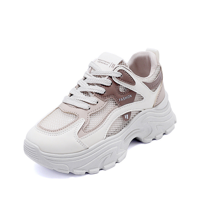 Damen Sportliche Sneakers mit atmungsaktivem Mesh-Obermaterial und stylishem Design R&B