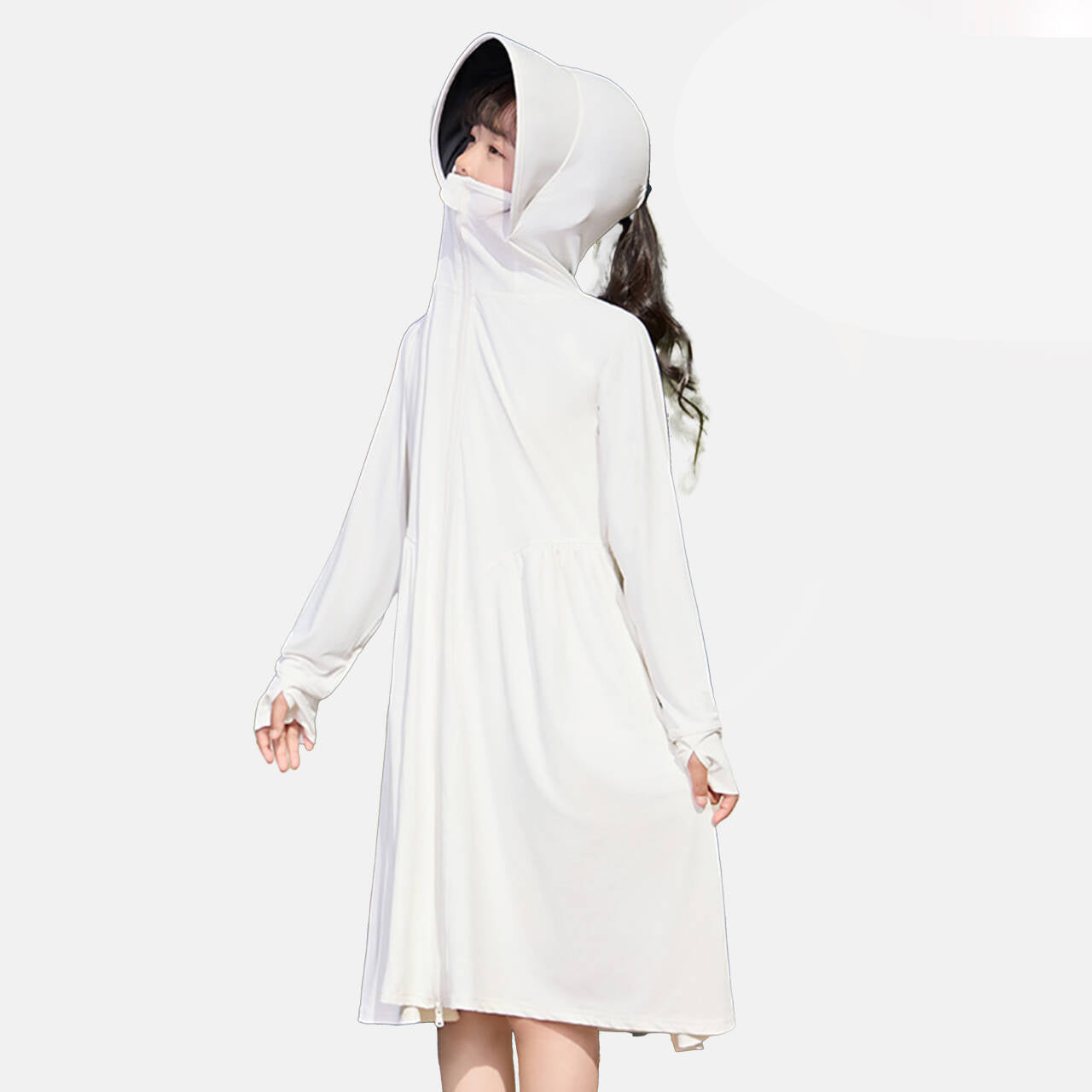 Damen atmungsaktive UV-Schutzjacke mit hohem Kragen R&B