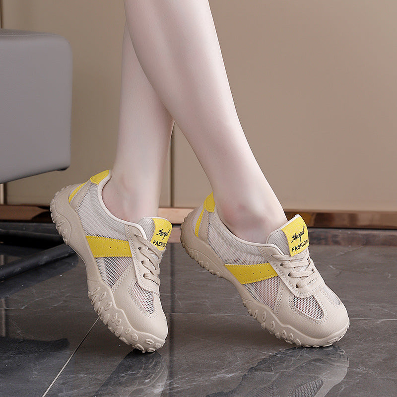 Damen Atmungsaktive Freizeit-Sneakers mit flexiblem Netzmaterial und rutschfester Sohle R&B