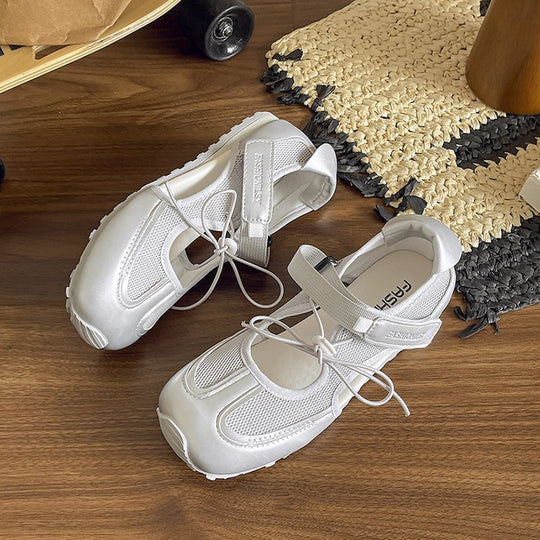 Damen Sportliche Sneakers mit verstellbarem Klettverschluss und atmungsaktivem Obermaterial R&B