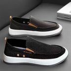 Damen Bequeme Slip-On Sneakers mit atmungsaktiver Oberflächenstruktur R&B