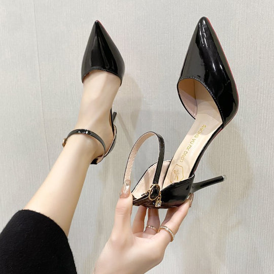 Damen elegante High Heels mit feinem Knöchelriemen R&B