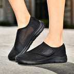Damen Bequeme Slip-On Sneakers mit atmungsaktiver Netzstruktur R&B