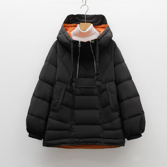 Damen Modische Steppjacke mit hohem Kragen und funktionalen Taschen R&B