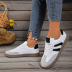 Damen Sportliche Sneakers mit eleganten Metallic-Details R&B