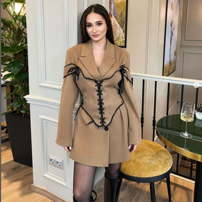 Damen Modischer Couture-Blazer R&B