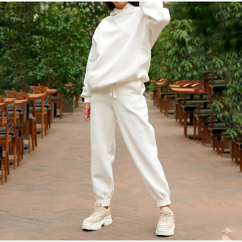 Damen lässiger Jogginganzug mit weichem Material und elastischem Bund R&B