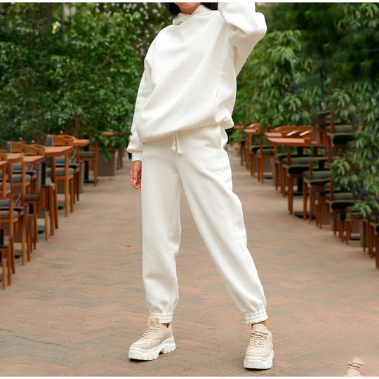 Damen lässiger Jogginganzug mit weichem Material und elastischem Bund R&B