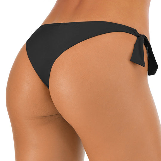 Damen Hochgeschnittenes Bikini-Höschen mit seitlichen Bindebändern R&B