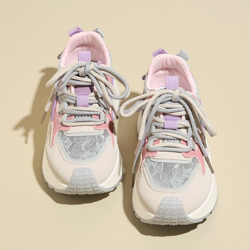 Damen Sportliche Sneaker mit atmungsaktiver Mesh-Oberfläche und innovativem Dämpfungssystem R&B
