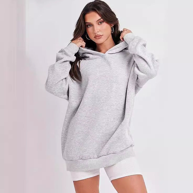 Damen lässiger Kapuzenpullover mit übergroßer Passform R&B