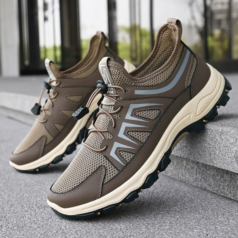 Damen Sportliche Trail-Sneaker mit atmungsaktivem Mesh und rutschfester Sohle R&B