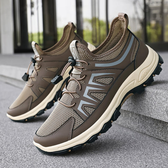 Damen Sportliche Trail-Sneaker mit atmungsaktivem Mesh und rutschfester Sohle R&B