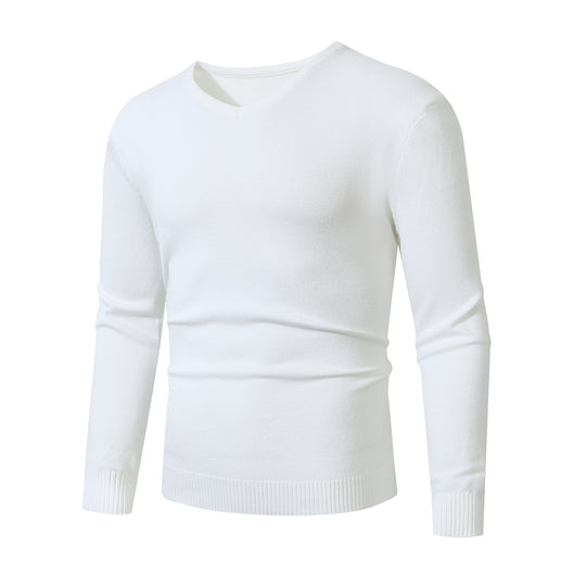Herren V-Ausschnitt Pullover aus hochwertiger Baumwolle R&B