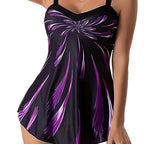 Damen Wickel-Badeanzug mit floralem Design R&B