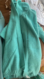 Damen Lässiger Strickpullover mit offener Front und feiner Struktur