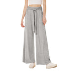 Damen Weit geschnittene Sommerhose mit hochwertigem Bund und eleganter Schleifendetail R&B