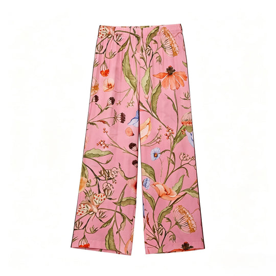 Damen Palazzo-Hose mit floralen Mustern R&B