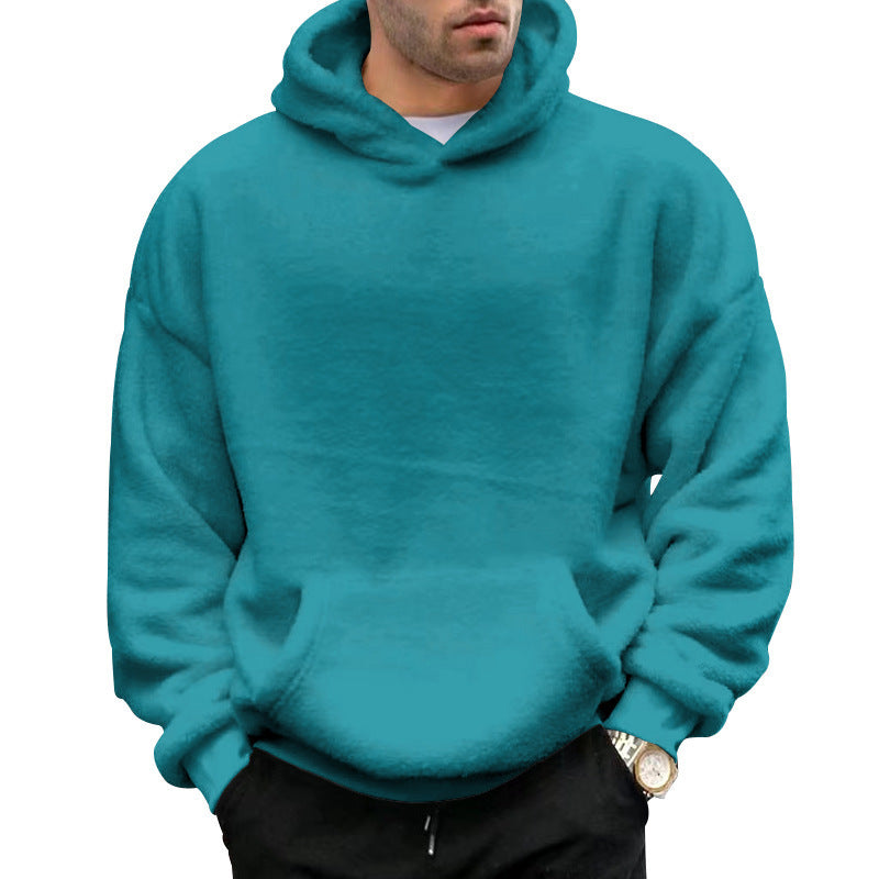 Herren bequemer Oversized Kapuzenpullover R&B