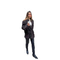 Damen Oversized Blazer mit Gürtel und eleganten Details R&B