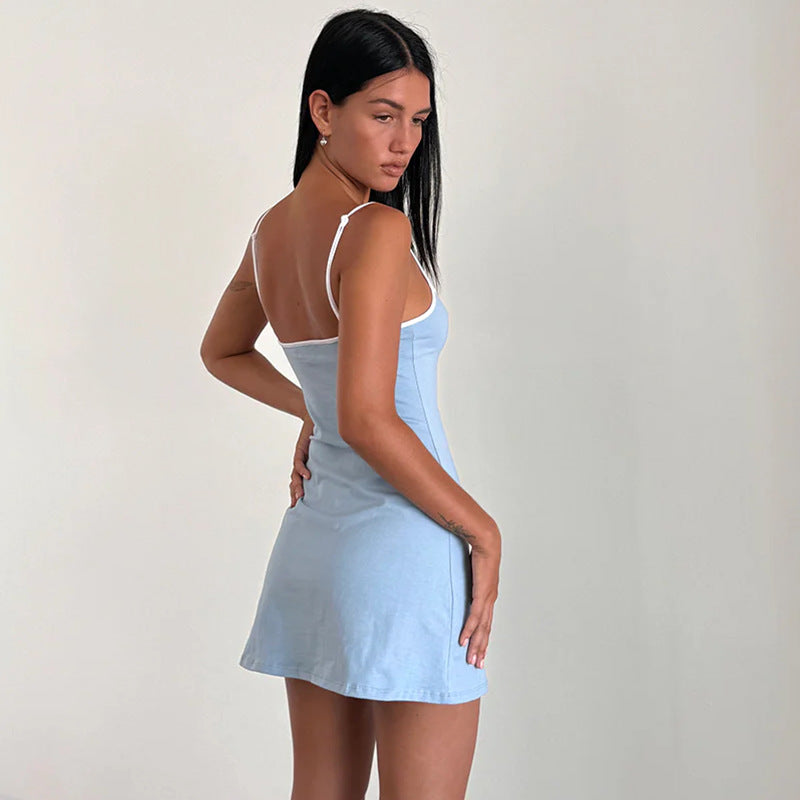 Damen ärmelloses Nachthemd R&B