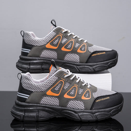 Damen Sportliche Atmungsaktive Sneakers mit rutschfester Sohle und elastischen Elementen R&B