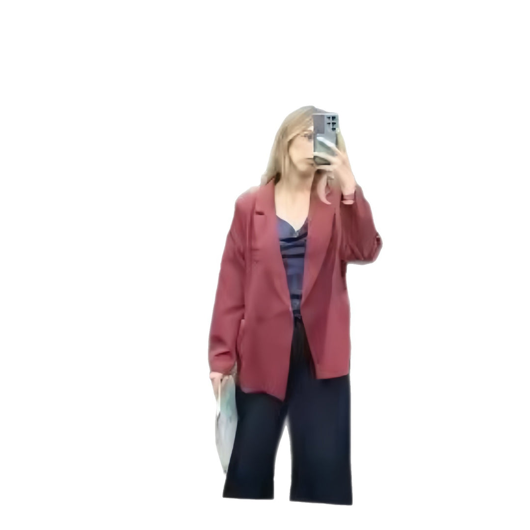 Damen Elegante Doppelreiher-Blazerjacke R&B