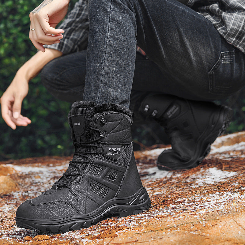 Damen isolierte Winterstiefel mit rutschfester Sohle und wärmendem Innenfutter R&B