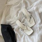 Damen Elegante Sandalen mit geflochtenem Riemen und geschlossener Zehenpartie R&B