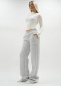 Damen Bequeme Sweatpants mit elastischem Bund und seitlichen Taschen