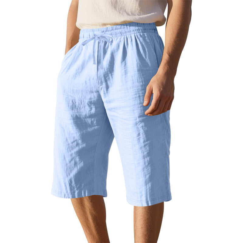 Herren leichte Freizeithose mit elastischem Bund und praktischen Taschen R&B