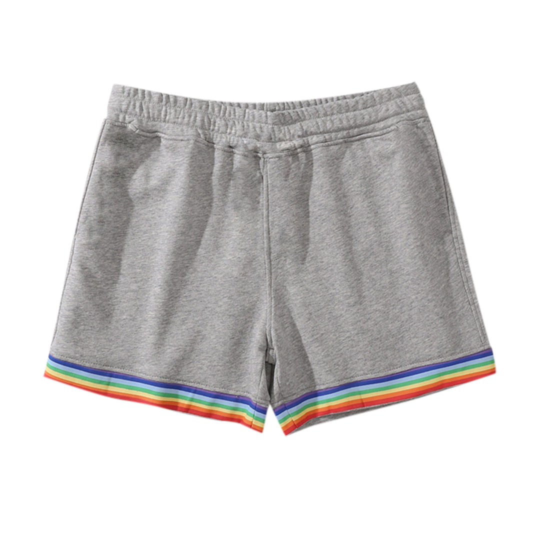 Damen Sportliche Freizeithosen mit buntem Streifen-Design R&B