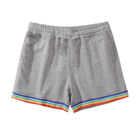 Damen Sportliche Freizeithosen mit buntem Streifen-Design R&B