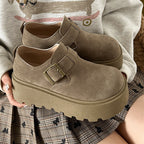 Damen Clogs mit dekorativem Schnallen-Design und rutschfester Sohle