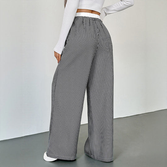 Damen Bequeme Joggpants mit lässigem Streifenmuster R&B
