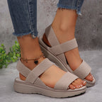 Damen Komfortable Sandalen mit atmungsaktiven Einsätzen und rutschfester Sohle R&B