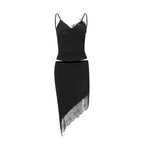 Damen elegantes Spitze Bodysuit mit raffinierten Details und verstellbaren Trägern R&B