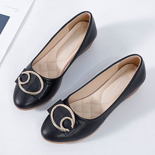 Damen Ballerinas mit dekorativem Schleifen-Detail und elegantem Schmuckelement R&B