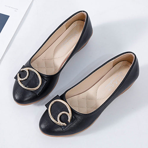 Damen Ballerinas mit dekorativem Schleifen-Detail und elegantem Schmuckelement R&B