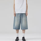 Damen Weite Denim-Culotte im lässigen Schnitt R&B