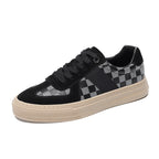 Damen Sneakers mit innovativem Karo-Design und rutschfester Sohle R&B