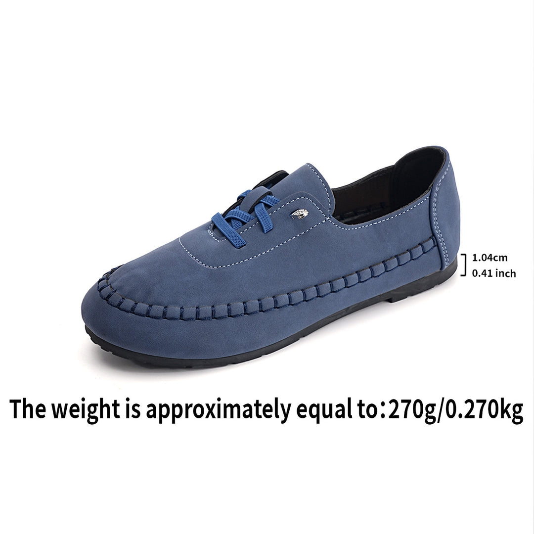 Damen Mokassin-Schuhe mit handgenähtem Obermaterial R&B