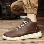 Herren Bequeme und modische Wanderstiefel mit hohem Kragen R&B