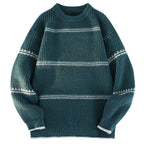 Damen Kuscheliger Strickpullover mit streifendem Design R&B