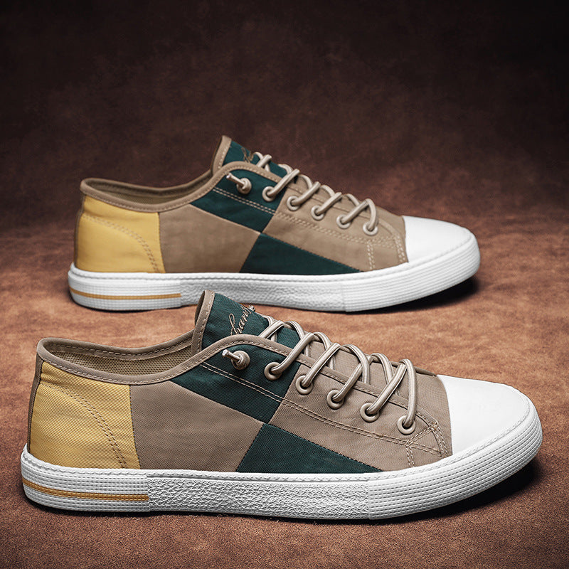 Damen Modische Sneakers mit farbenfrohem Design und atmungsaktiven Eigenschaften