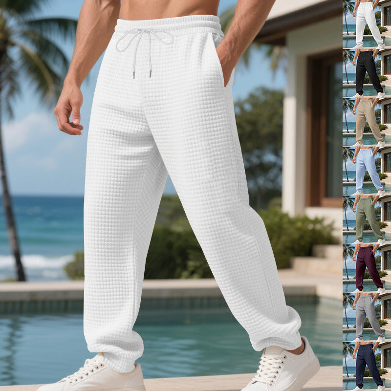 Herren Komfortable Freizeithose aus atmungsaktivem Waffelmaterial R&B