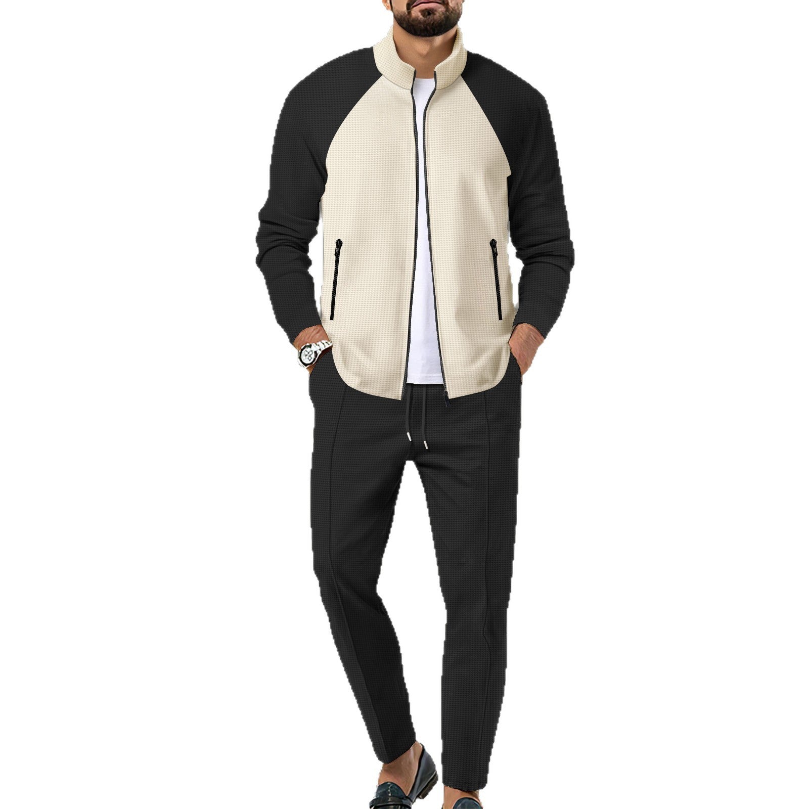 Herren Sportlicher Track-Suit mit High-Tech-Materialien R&B
